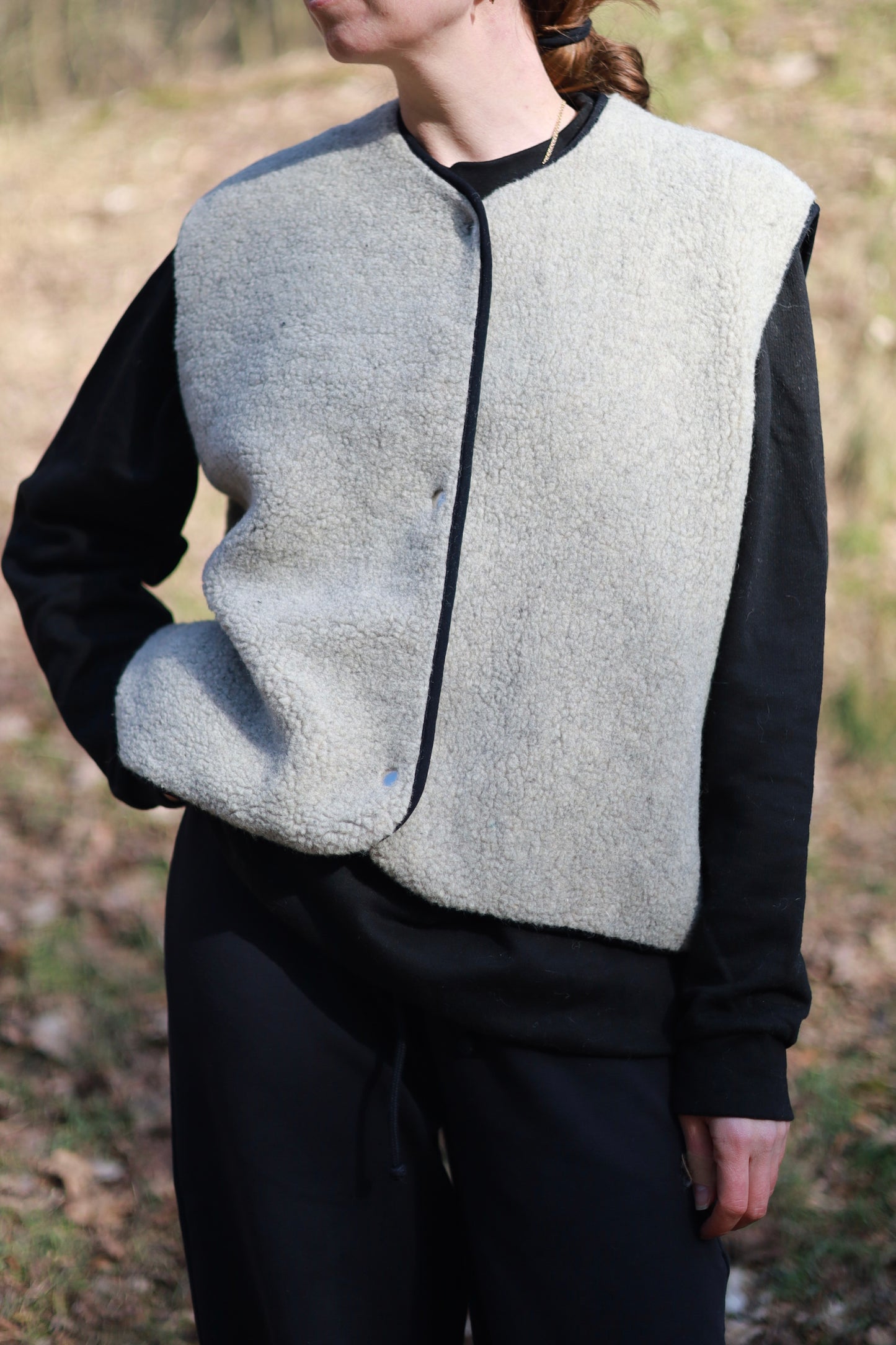 Classic Merino Wool Vest – Light Grey