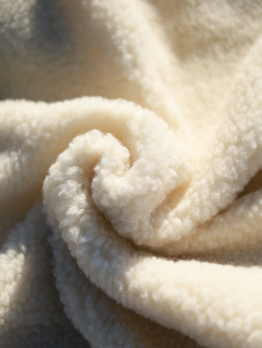 100% Merino Wool Fabric – Ecru