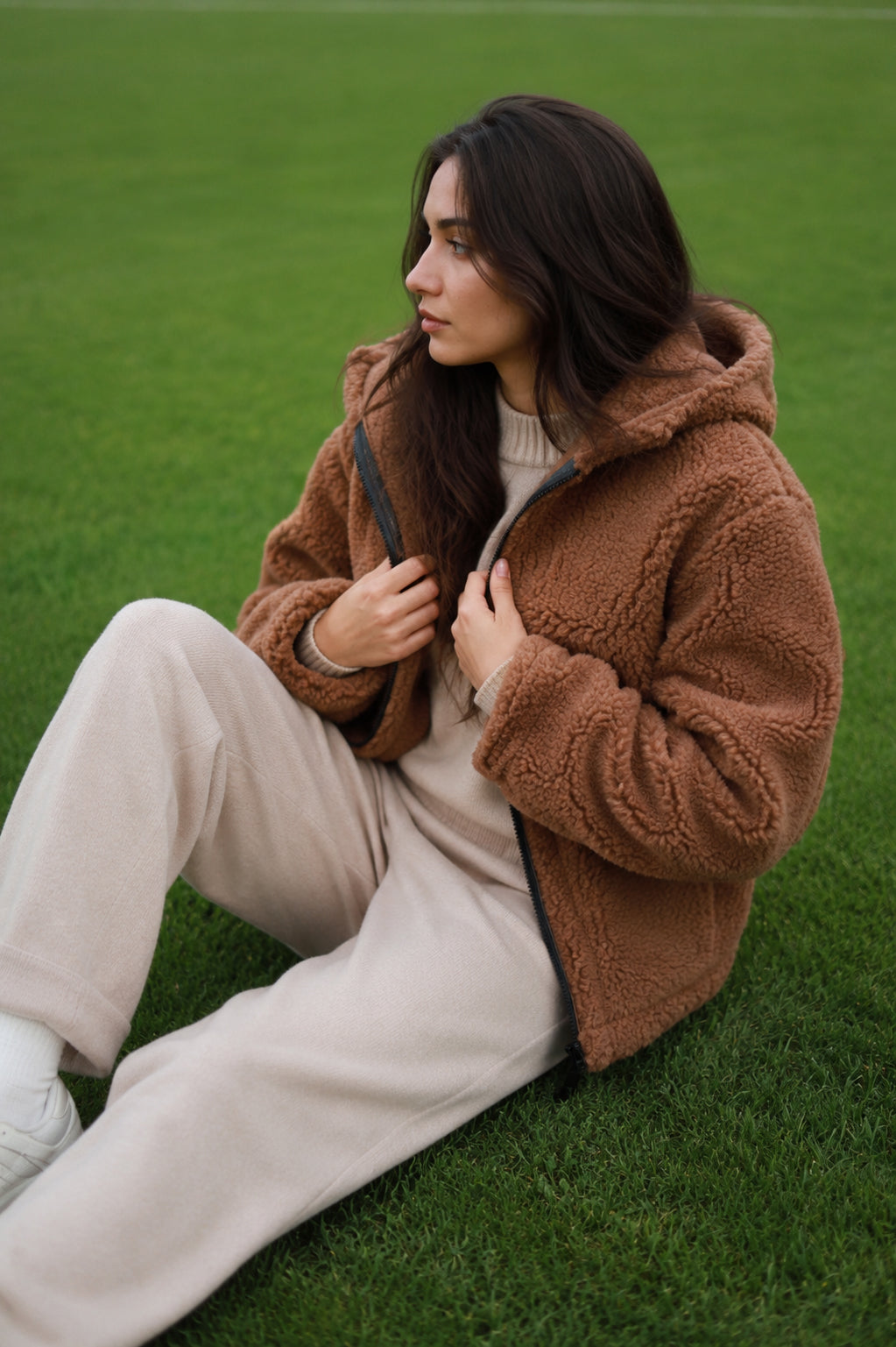 NORVEL – Women's Merino Wool Jacket Brown
