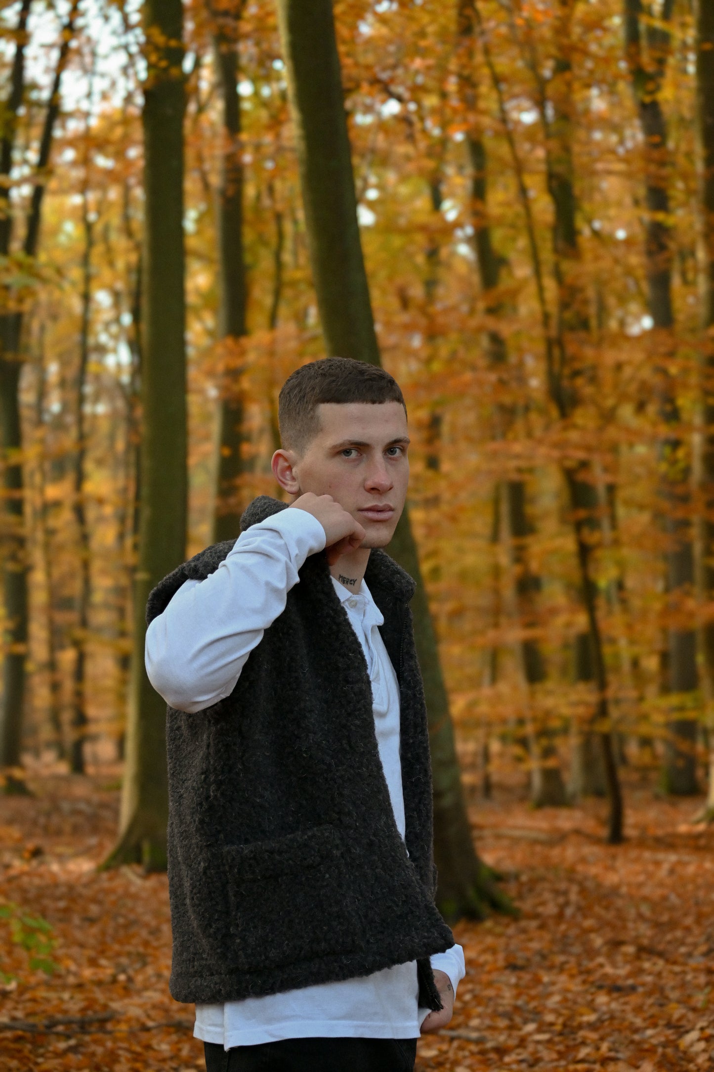 Kamizelka z naturalnej wełny