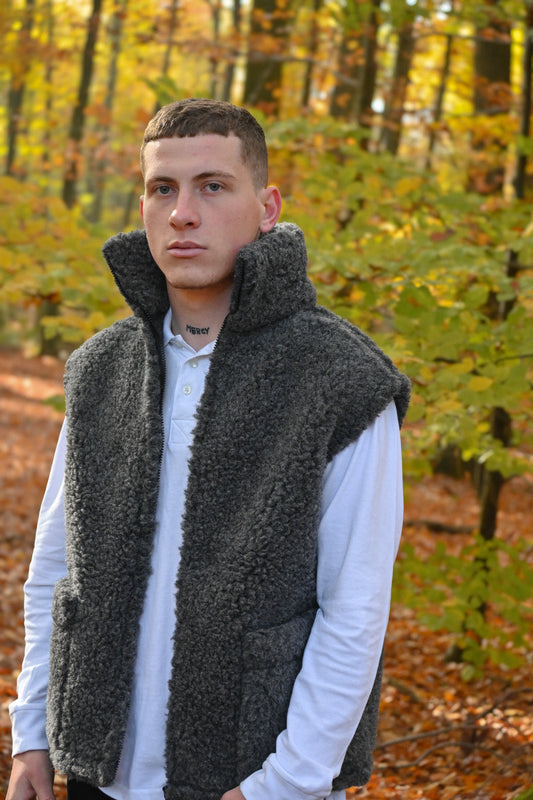 Kamizelka z naturalnej wełny