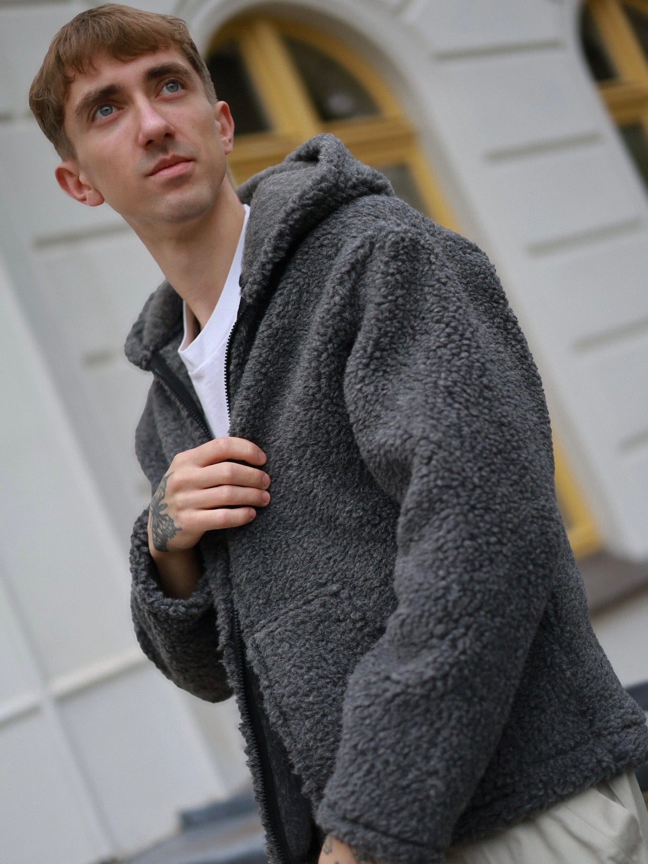 NORVEL – Men's Merino Wool Jacket Grey