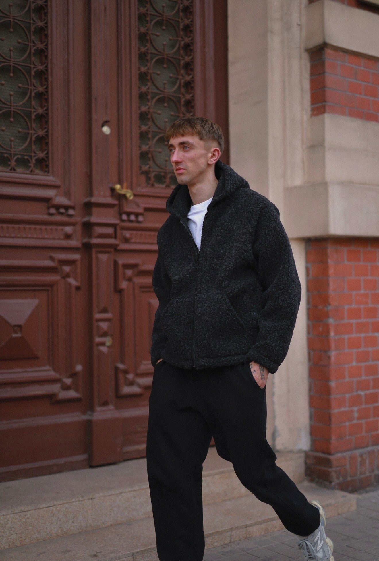 NORVEL – Herren Merino Wolljacke Schwarz