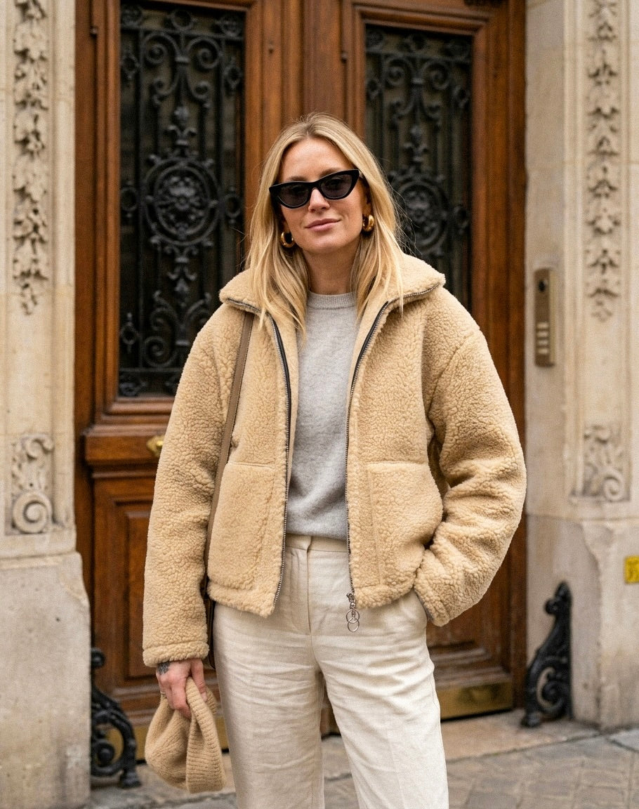 LUMI – Merino Wool Jacket Beige