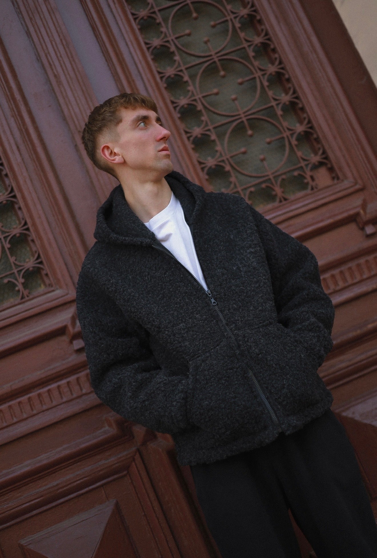 NORVEL – Herren Merino Wolljacke Schwarz