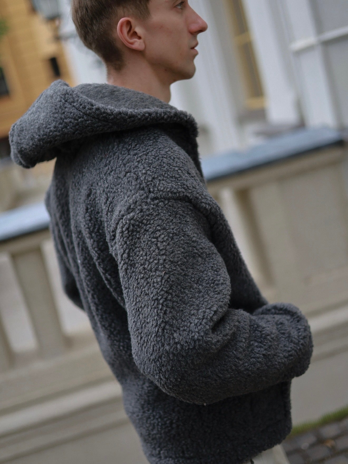 NORVEL – Men's Merino Wool Jacket Grey