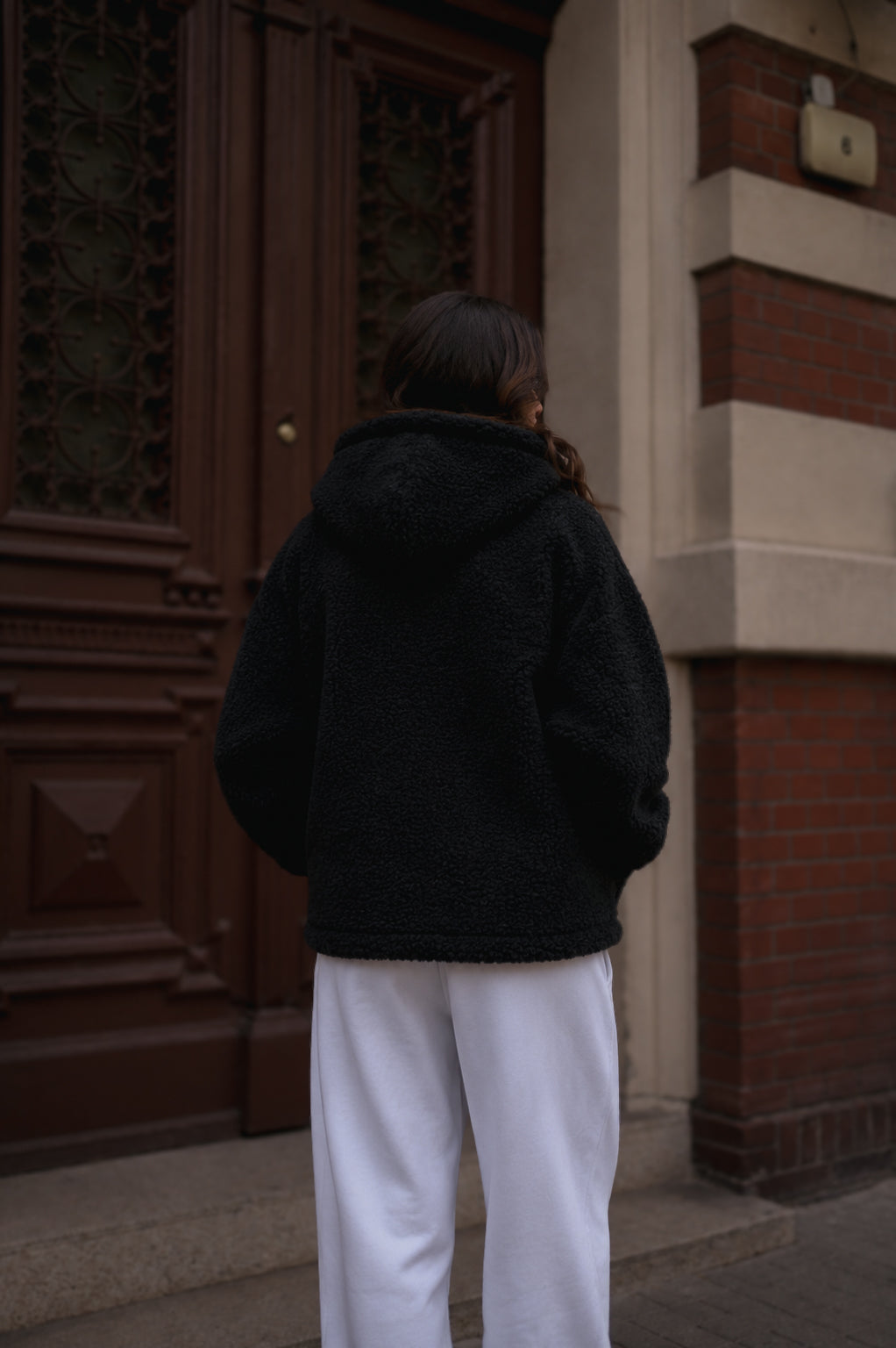 ALVA – Merino Wolljacke Schwarz