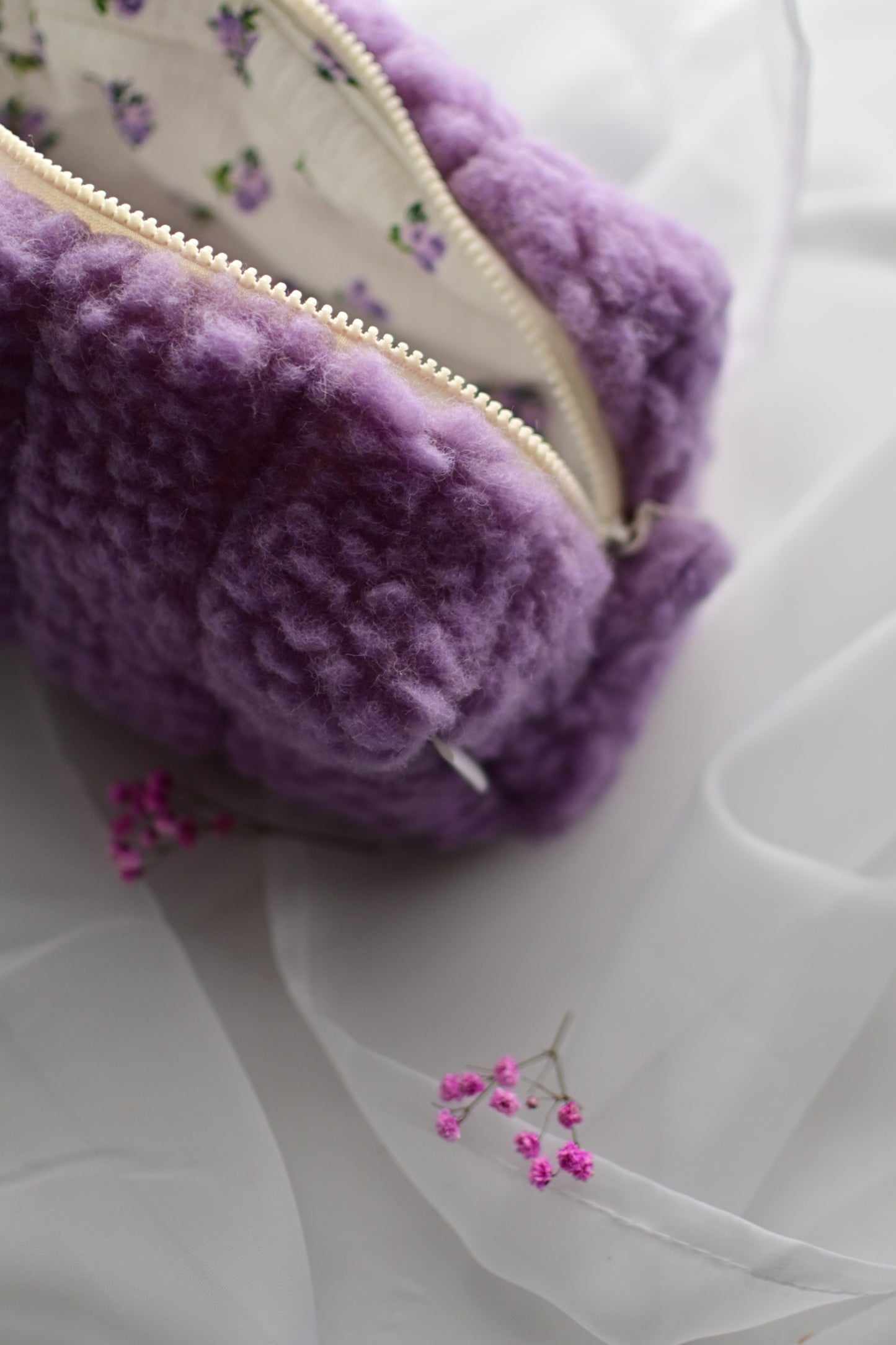 💜 CosyTeddy Lavender Cosmetic Bag 💜