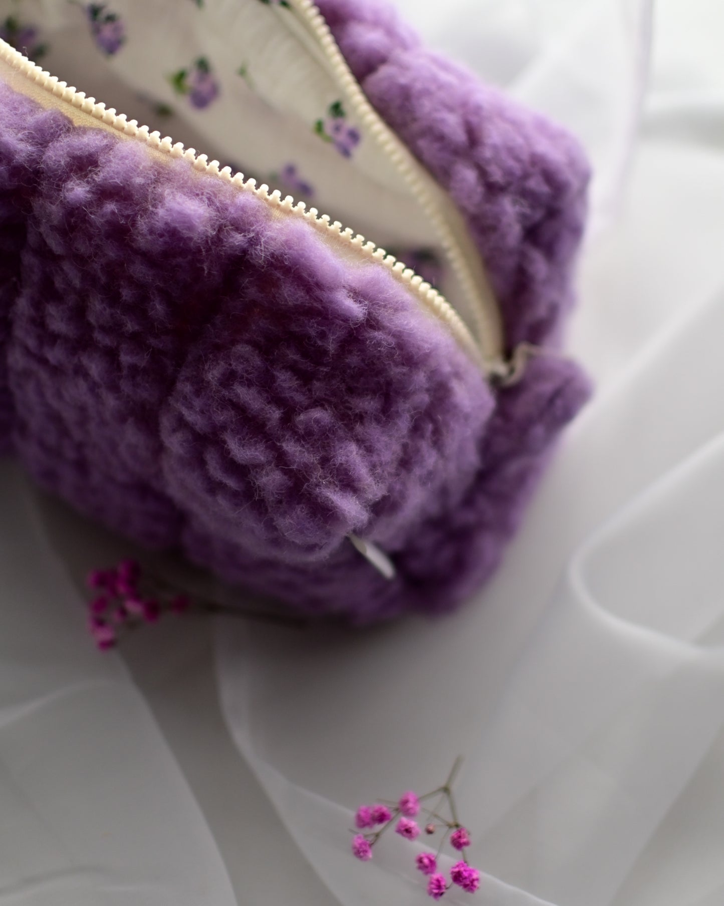 💜 CosyTeddy Lavender Cosmetic Bag 💜