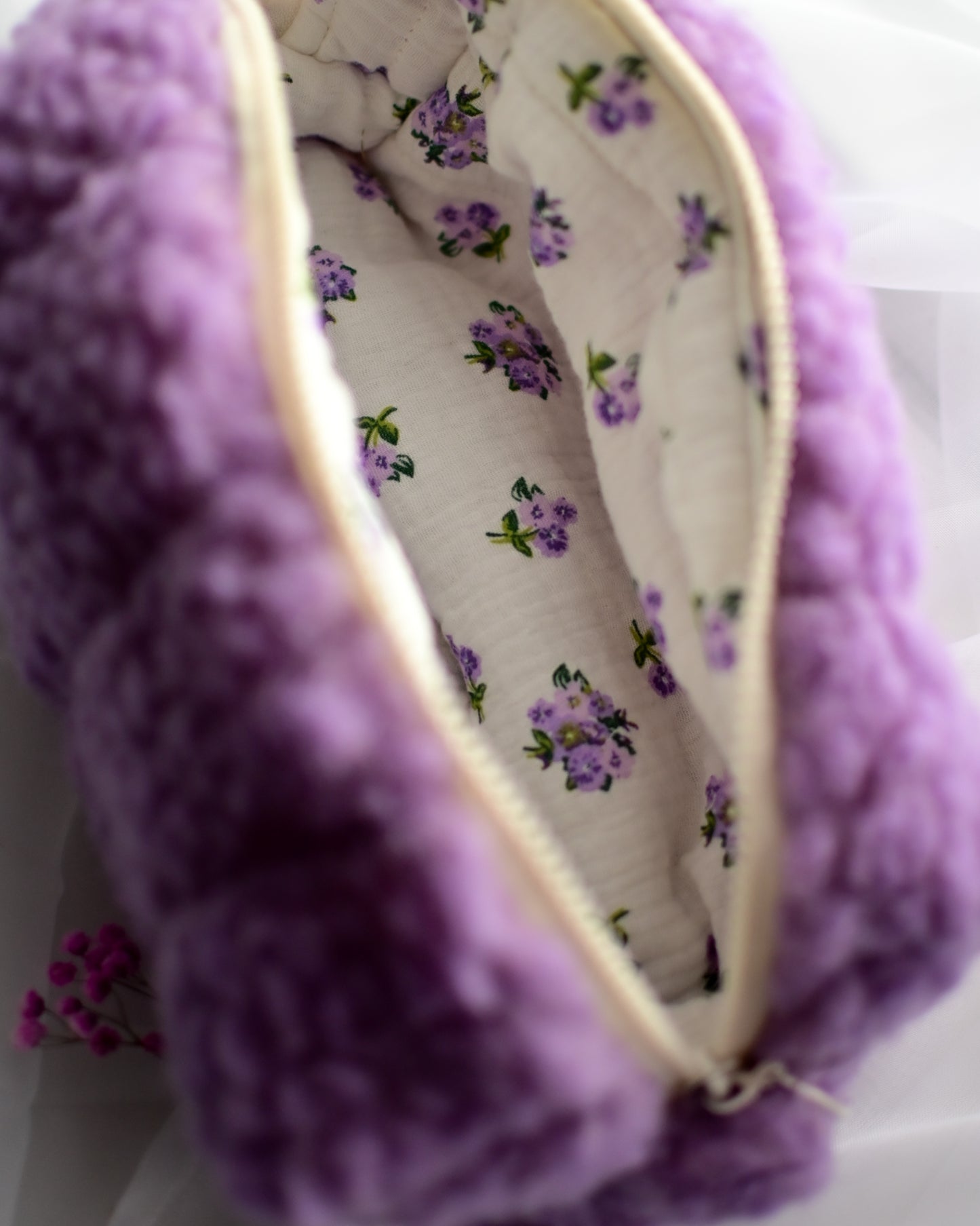 💜 CosyTeddy Lavender Cosmetic Bag 💜