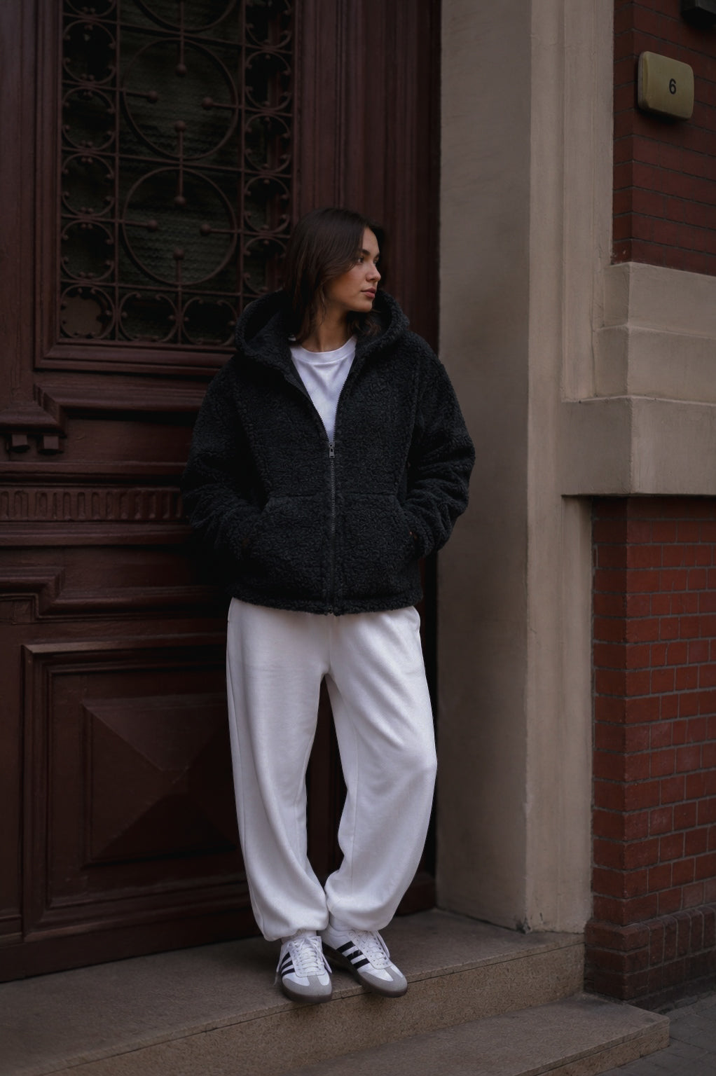 ALVA – Merino Wolljacke Schwarz