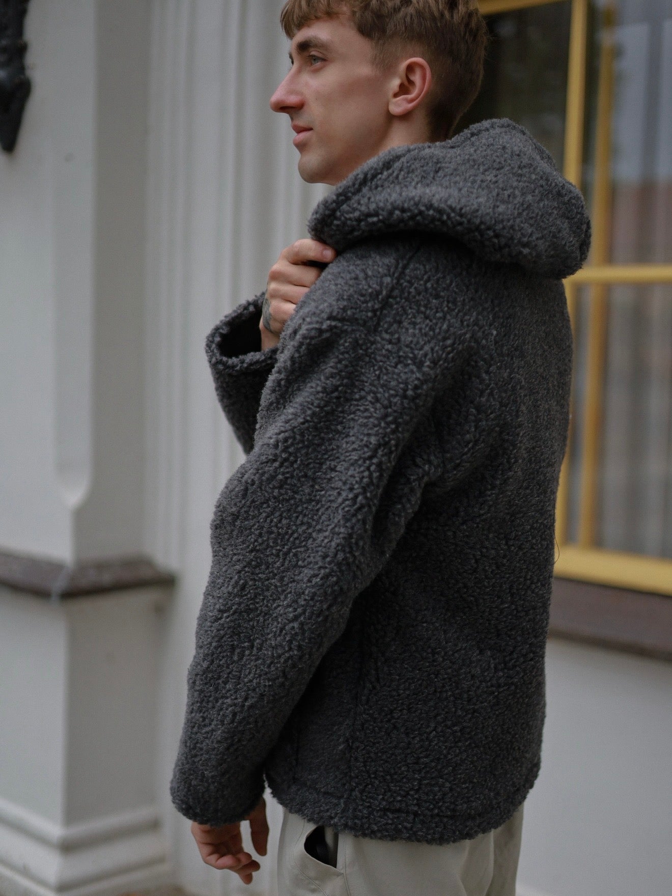 NORVEL – Men's Merino Wool Jacket Grey