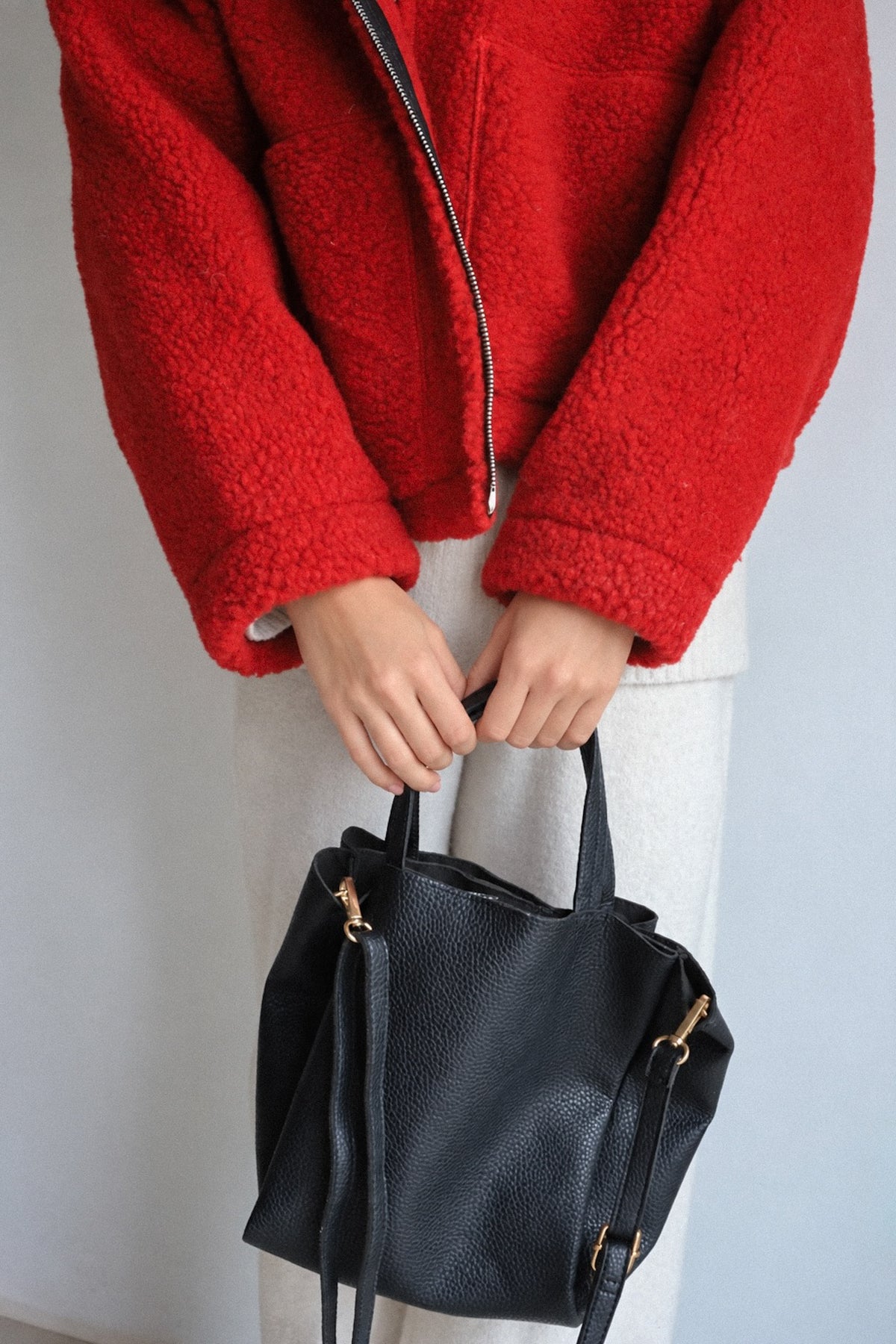LUMI – Merino Wool Jacket Red