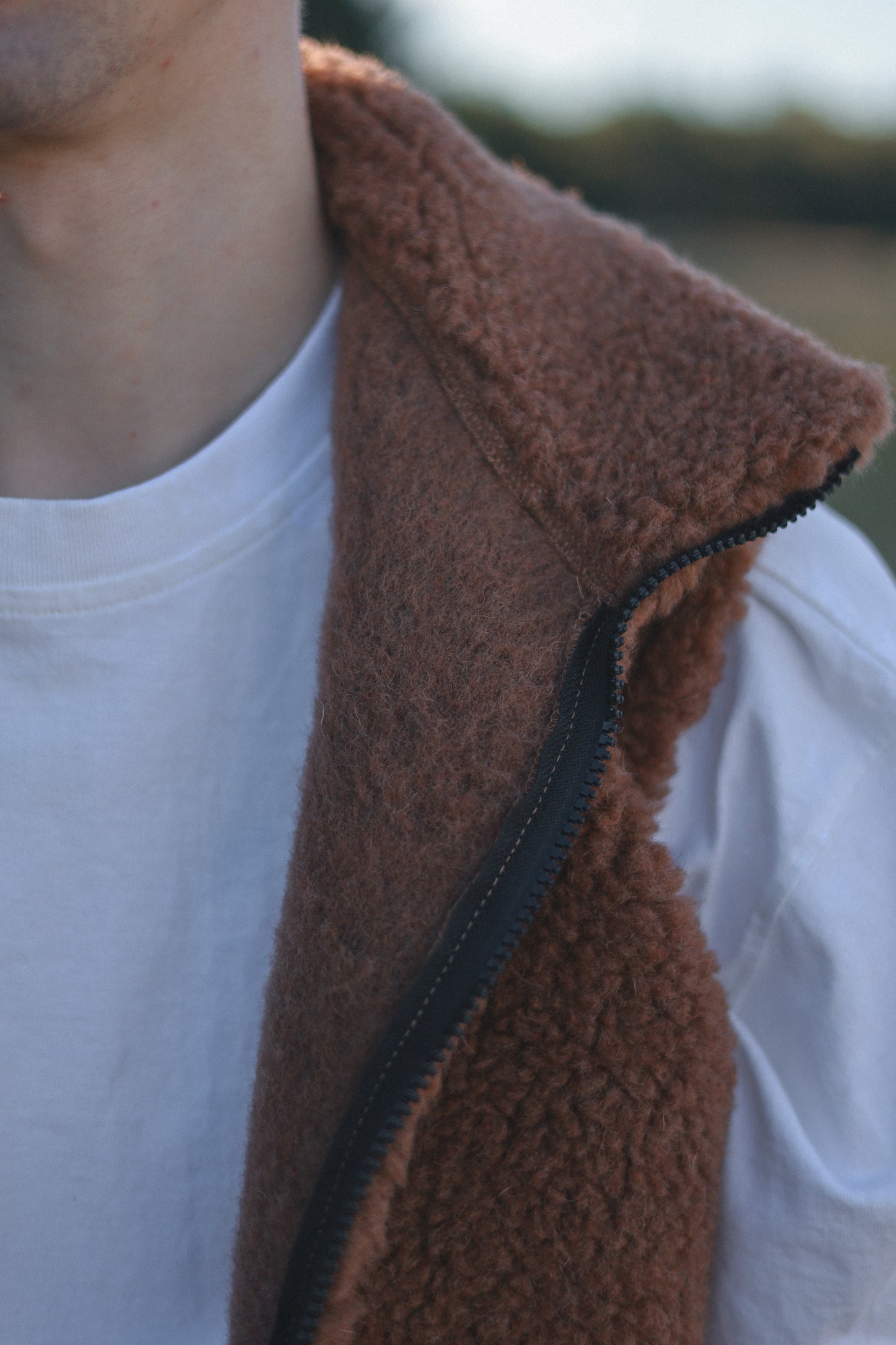 LINO – Men's Merino Wool Vest Brown