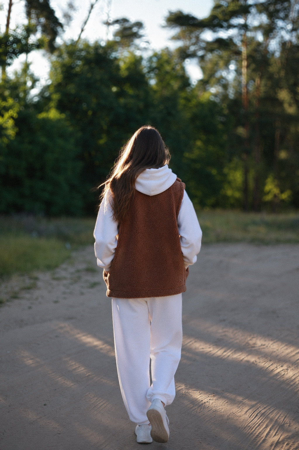 LINO – Merino Wool Vest Brown