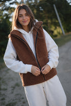 LINO – Merino Wool Vest Brown