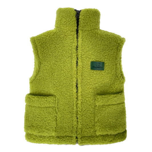Kinder Wollweste aus 100 % Schurwolle – Einzelstück | 98/104 (S) | Maybell's Outlet