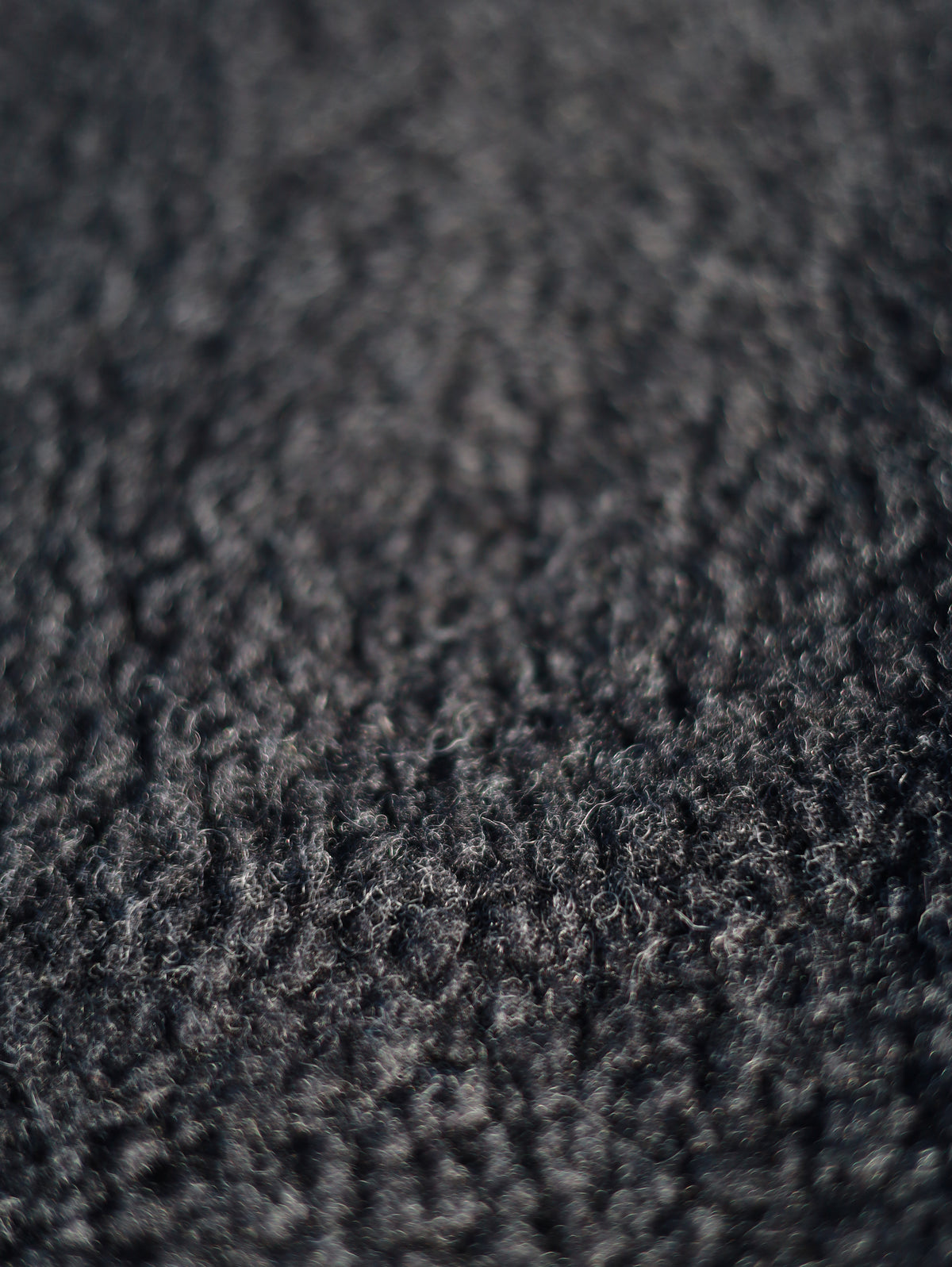 100% Merino Wollstoff – Schwarz