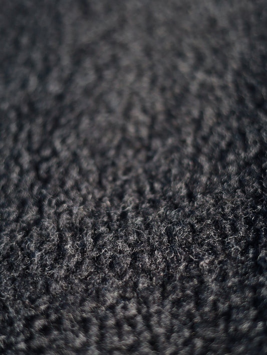 100% Merino Wool Fabric – Black