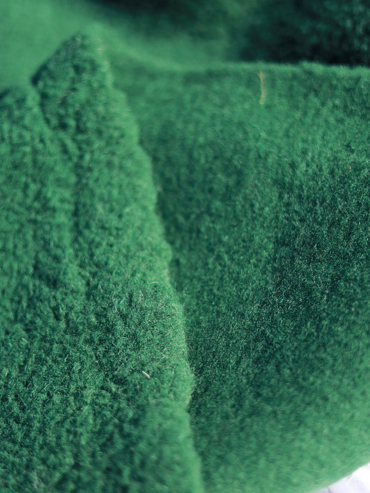 100% Merino Wollstoff – Grün