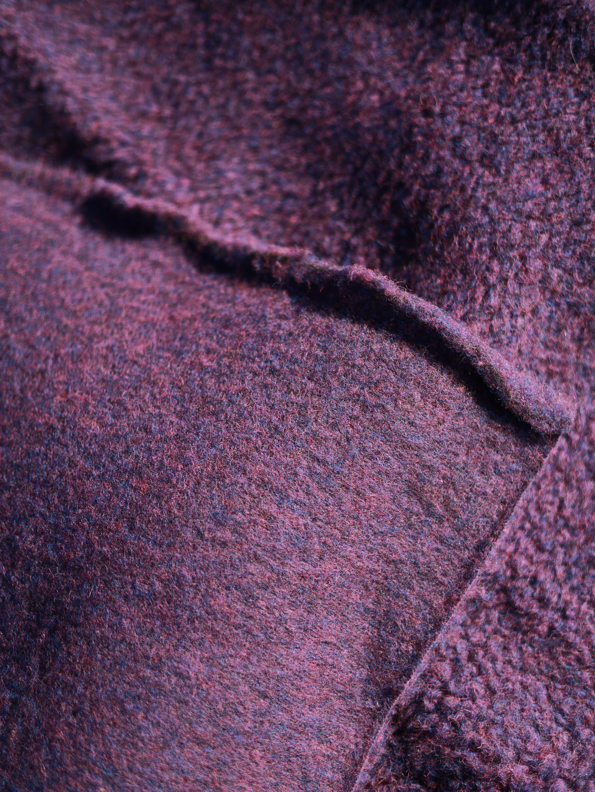 100% Merino Wollstoff – Lila