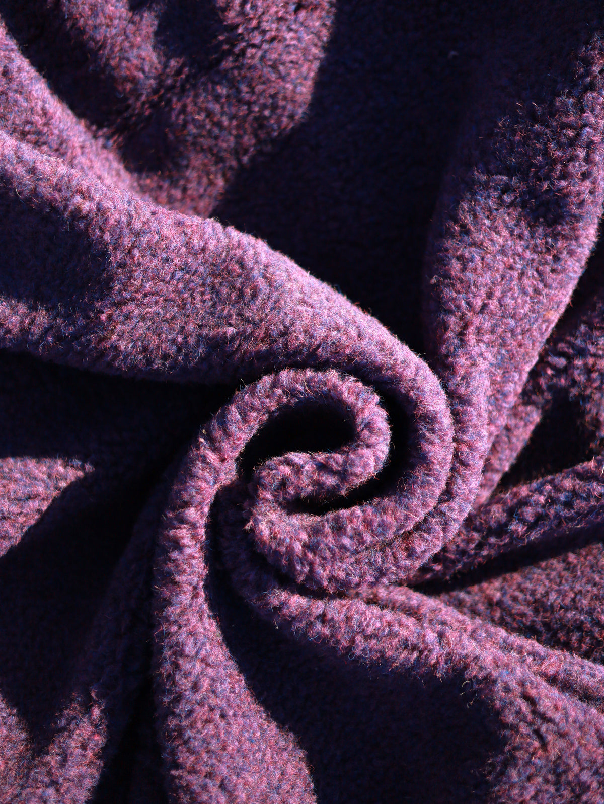 100% Merino Wollstoff – Lila