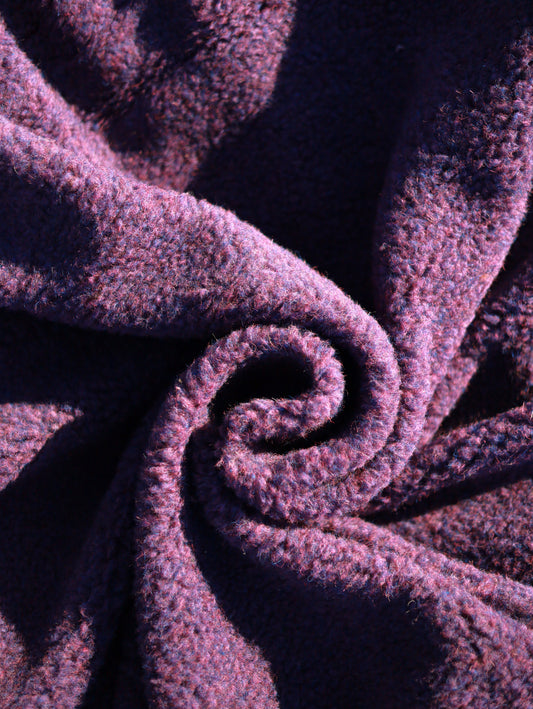 100% Merino Wool Fabric – Purple