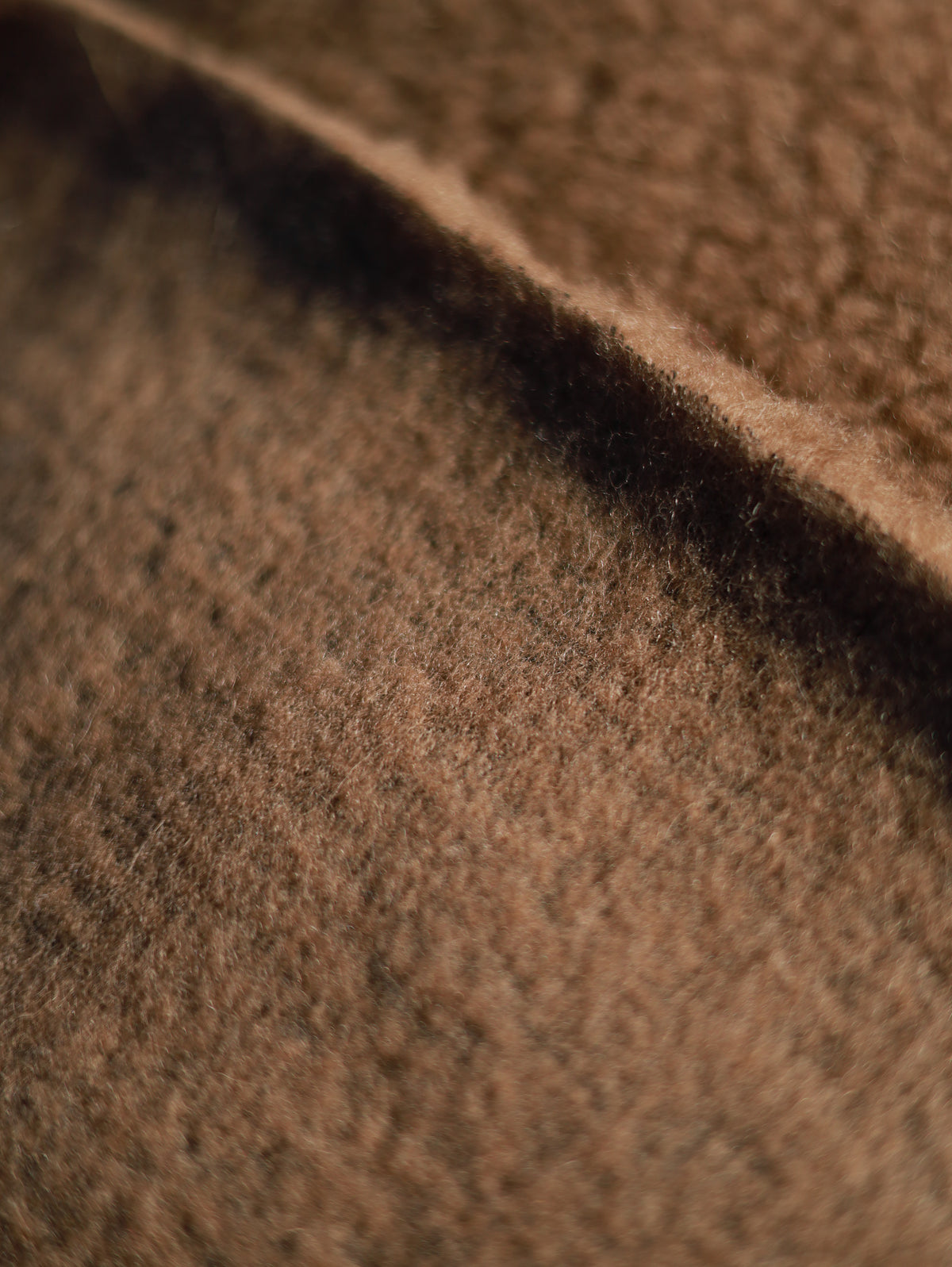 100% Merino Wollstoff – Braun