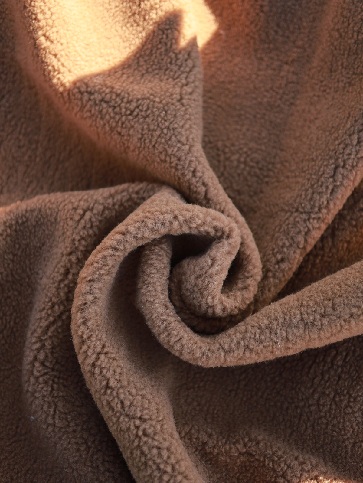 100% Merino Wollstoff – Braun