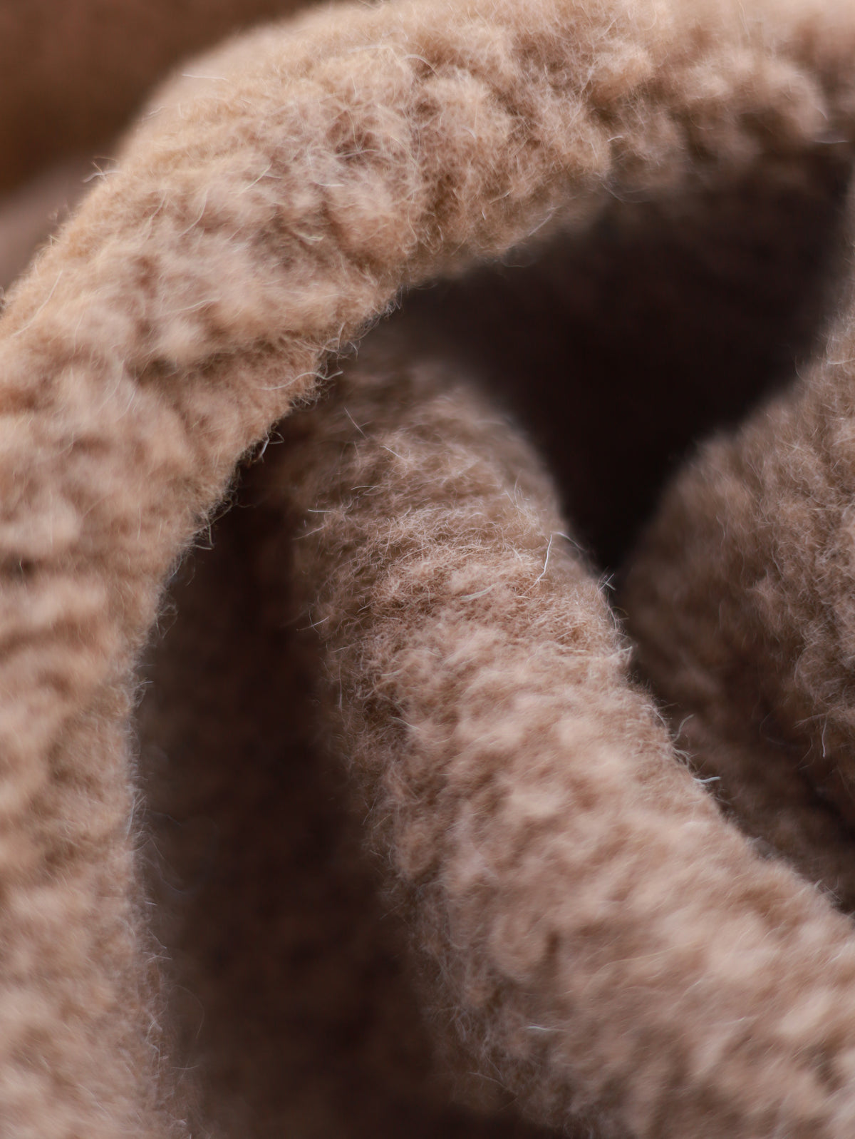 100% Merino Wollstoff – Braun