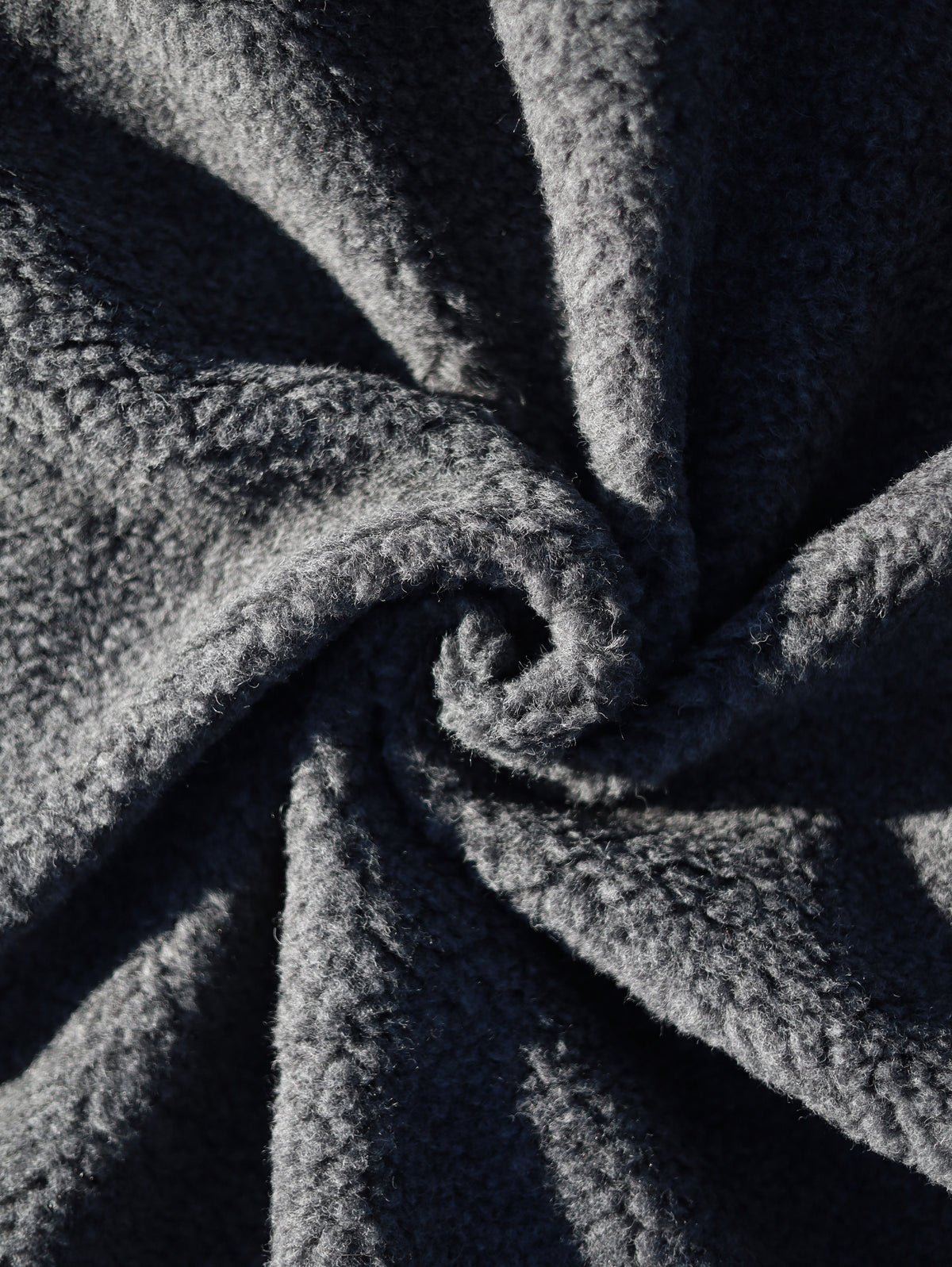 100% Merino Wollstoff – Grau