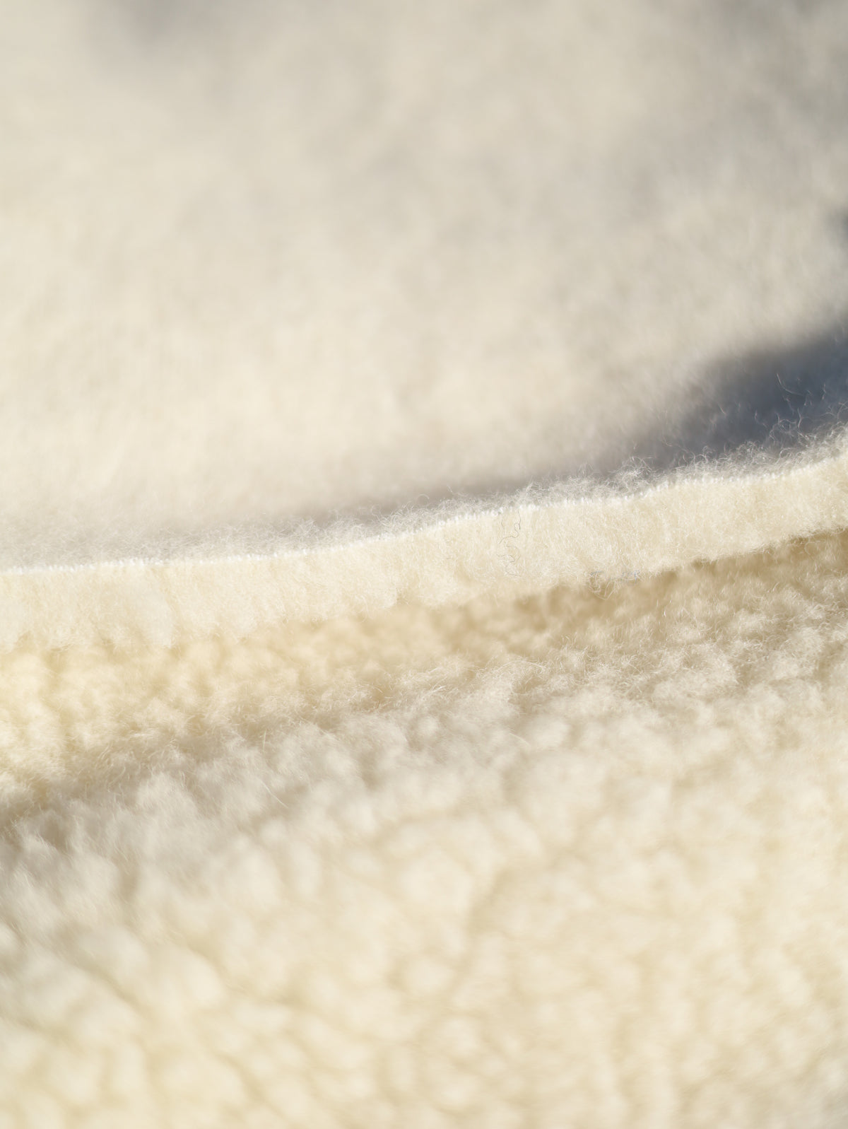 100% Merino Wollstoff –  Ecru