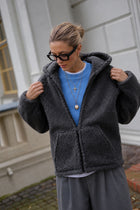 NORVEL – Women's Merino Wool Jacket Grey