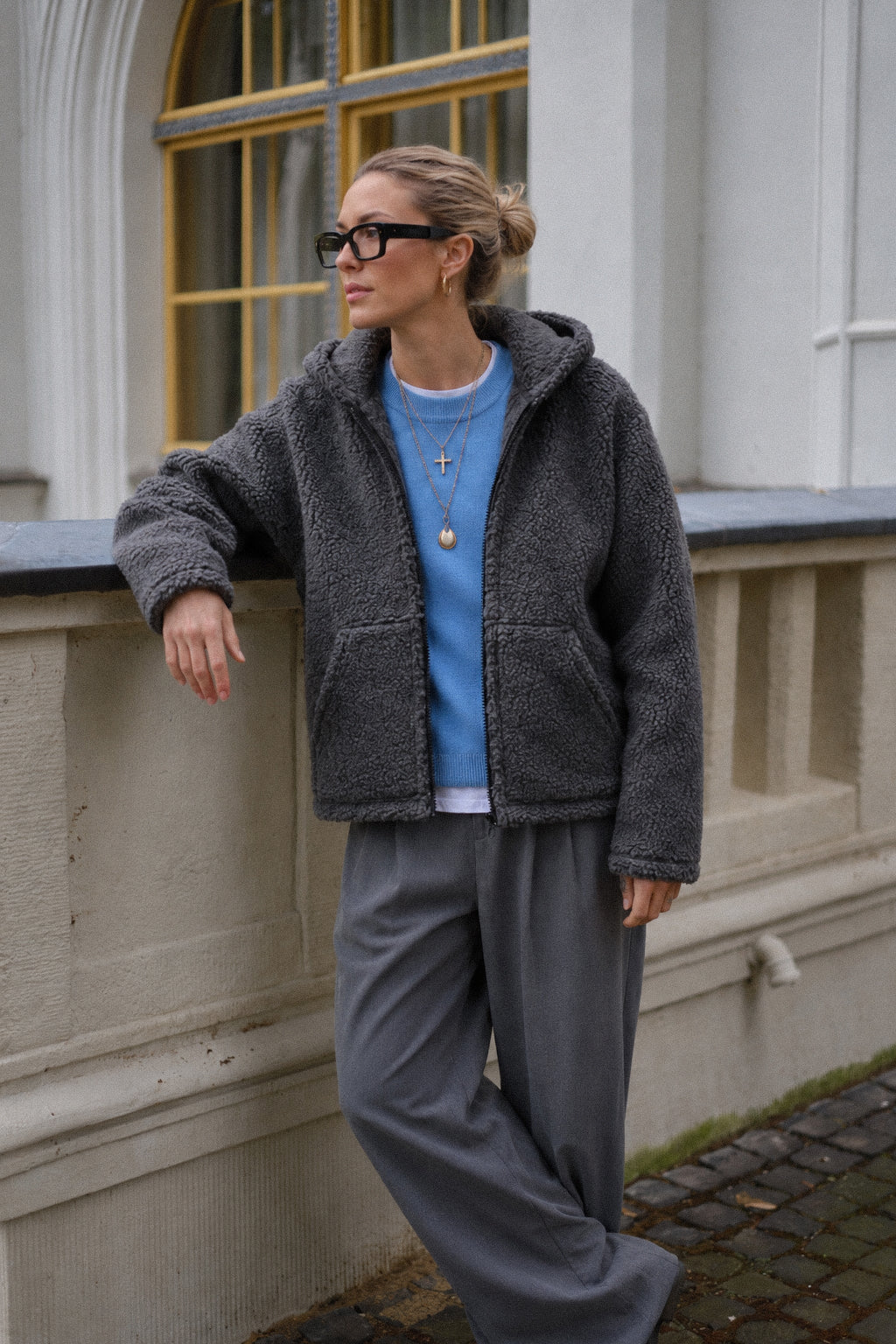 NORVEL – Women's Merino Wool Jacket Grey
