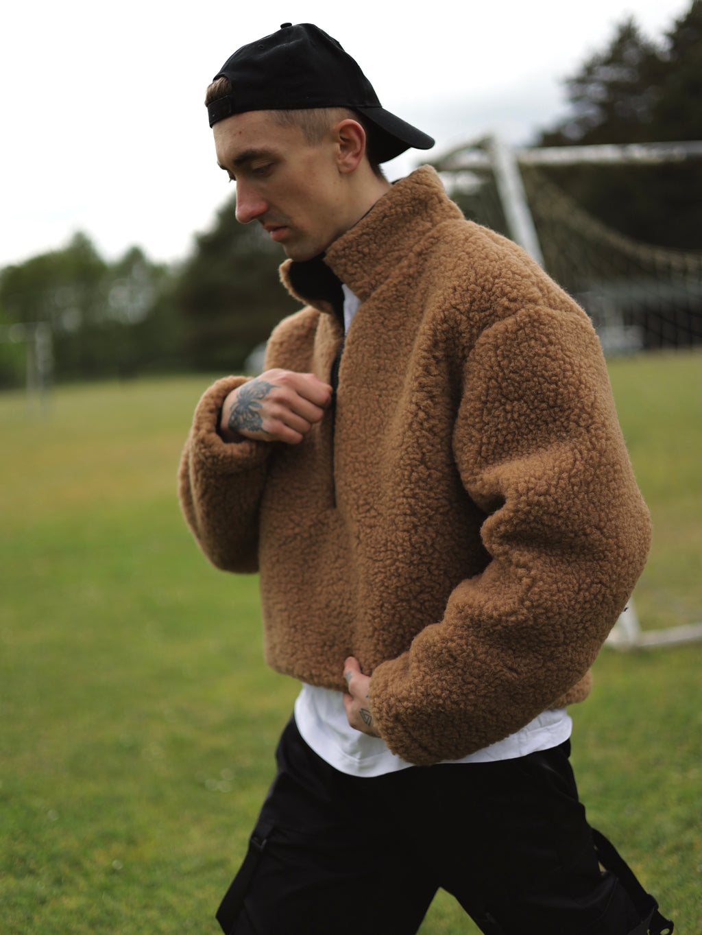 Wełniana kurtka Teddy Half Zip