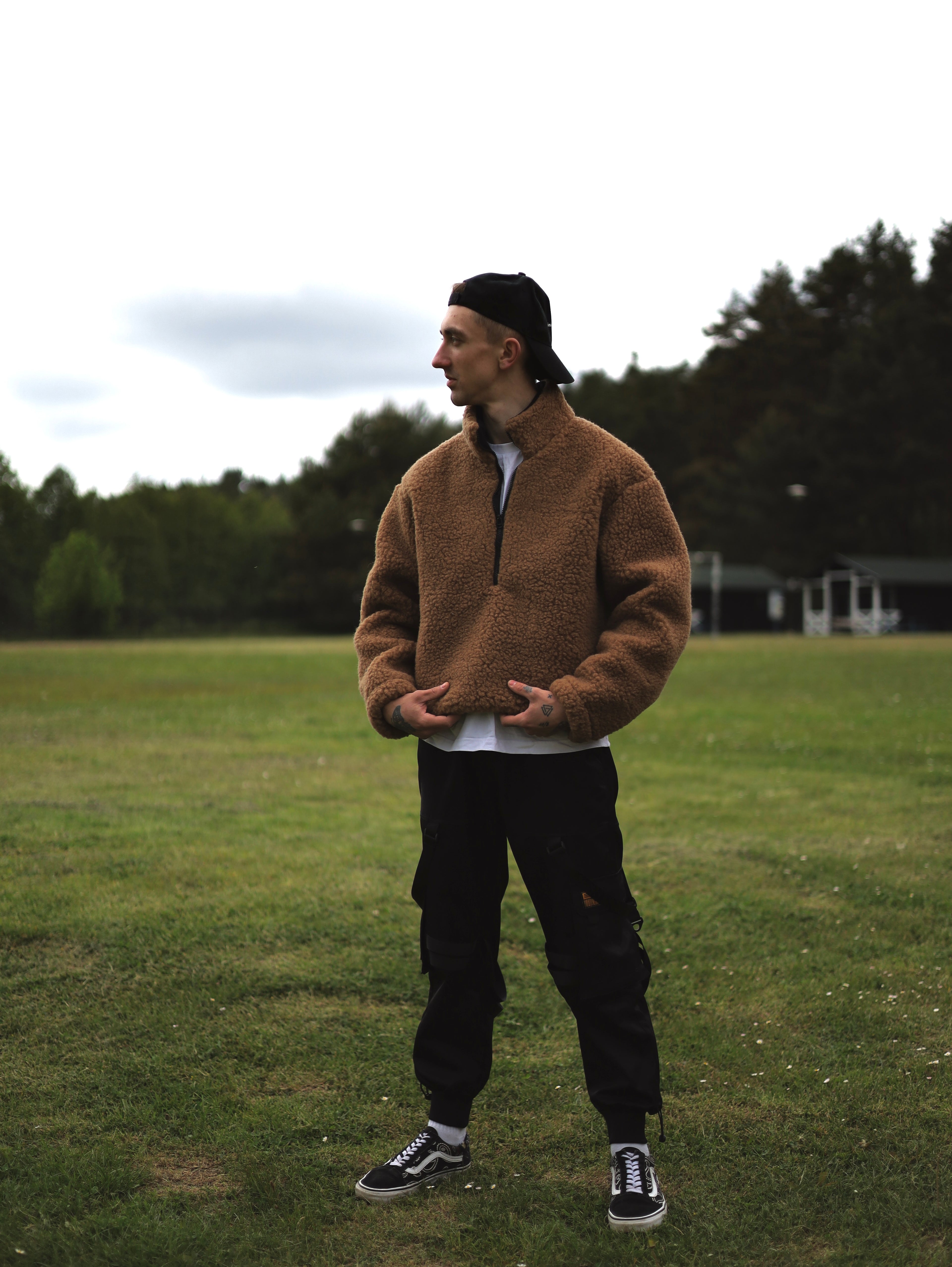 Wełniana kurtka Teddy Half Zip