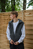 LINO - Men's Merino Wool Vest Grey