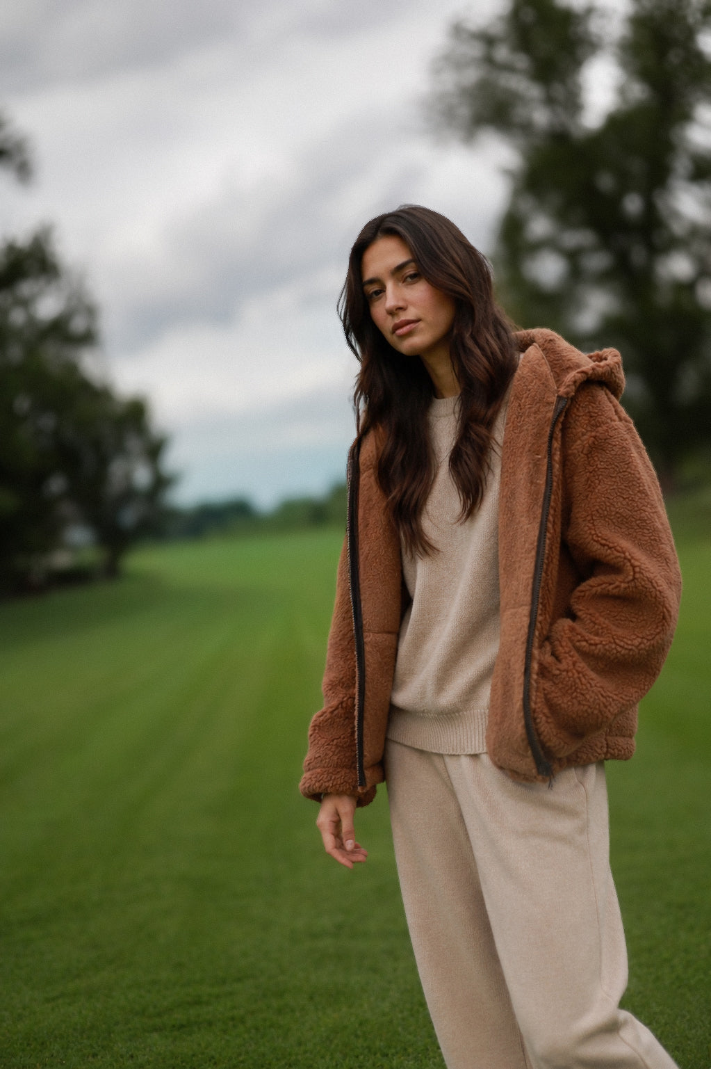 NORVEL – Women's Merino Wool Jacket Brown