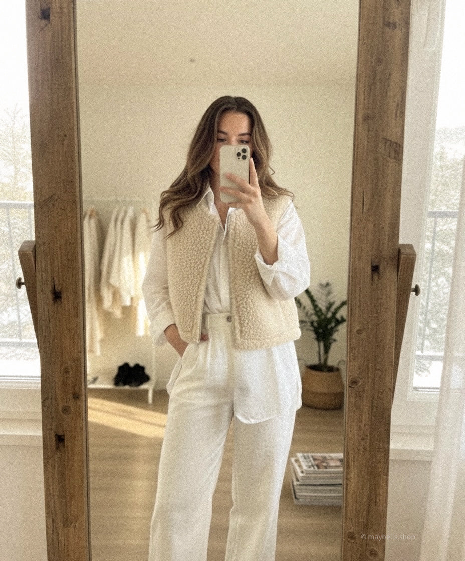 NORA VEST — damska kamizelka z wełny merino