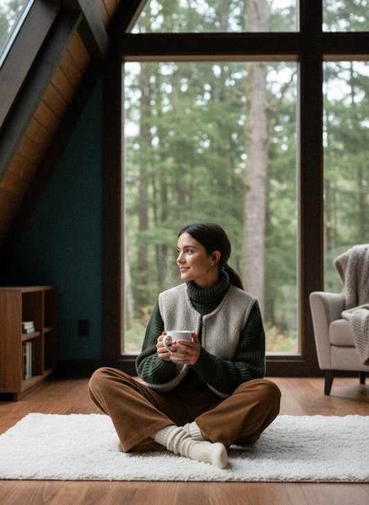 NORA VEST — damska kamizelka z wełny merino