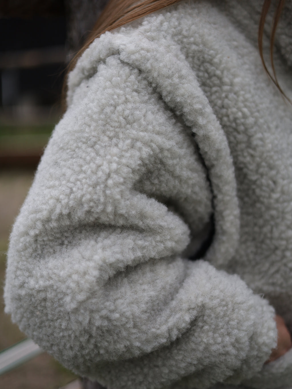 Kurtka 2w1 z naturalnej wełny