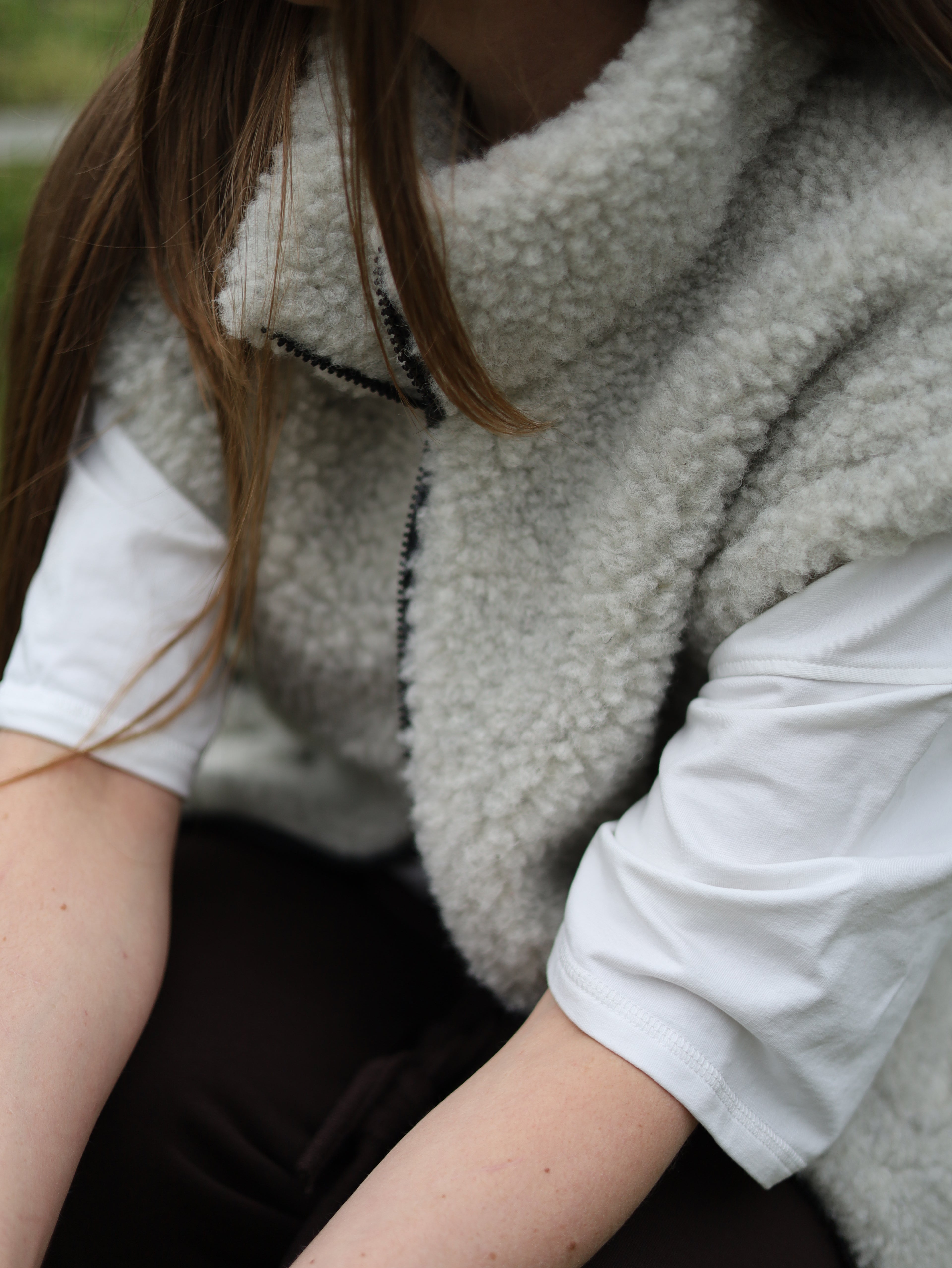 Kurtka 2w1 z naturalnej wełny