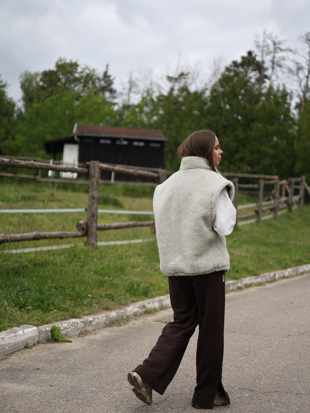 Kurtka 2w1 z naturalnej wełny