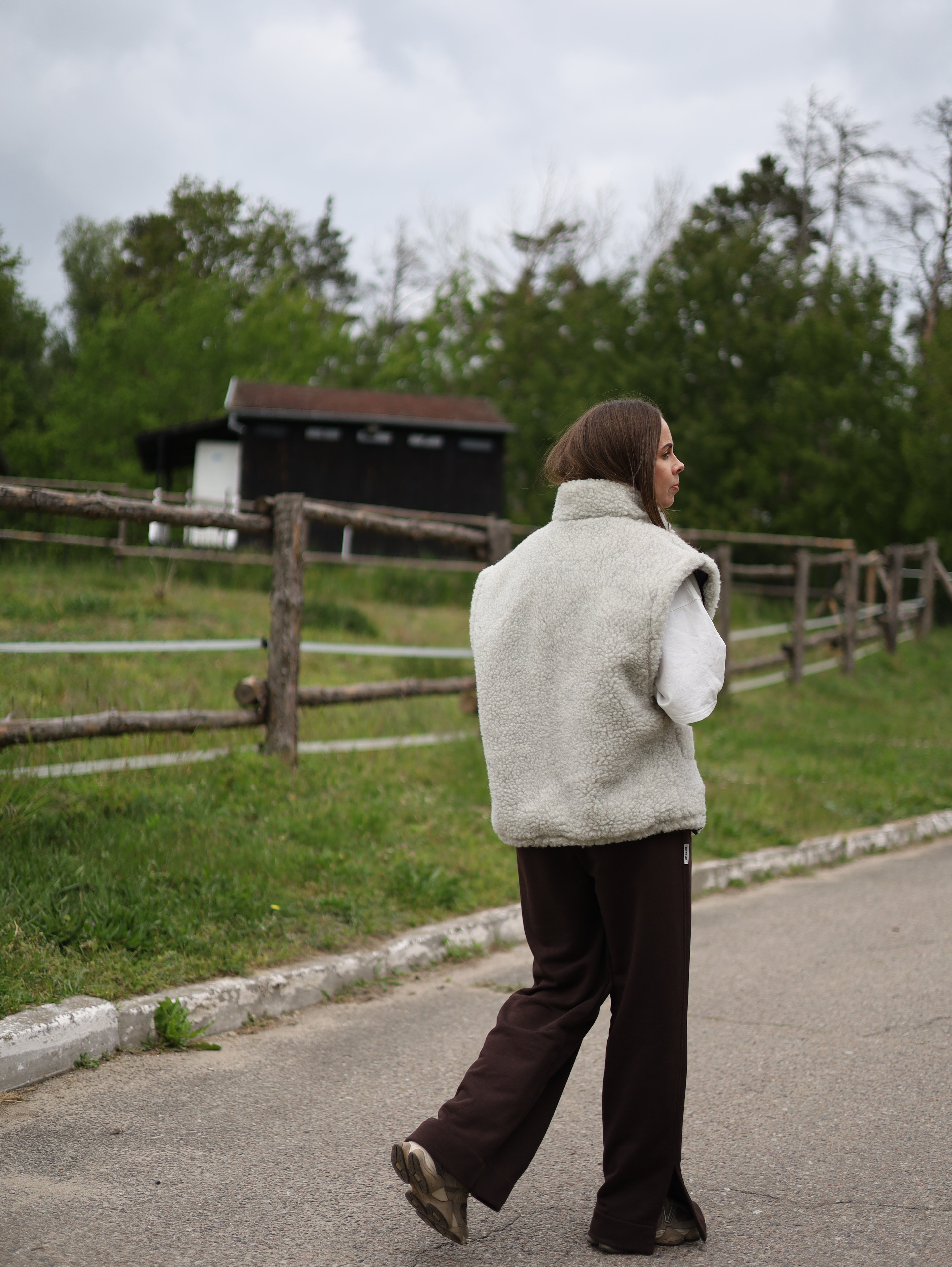 Kurtka 2w1 z naturalnej wełny