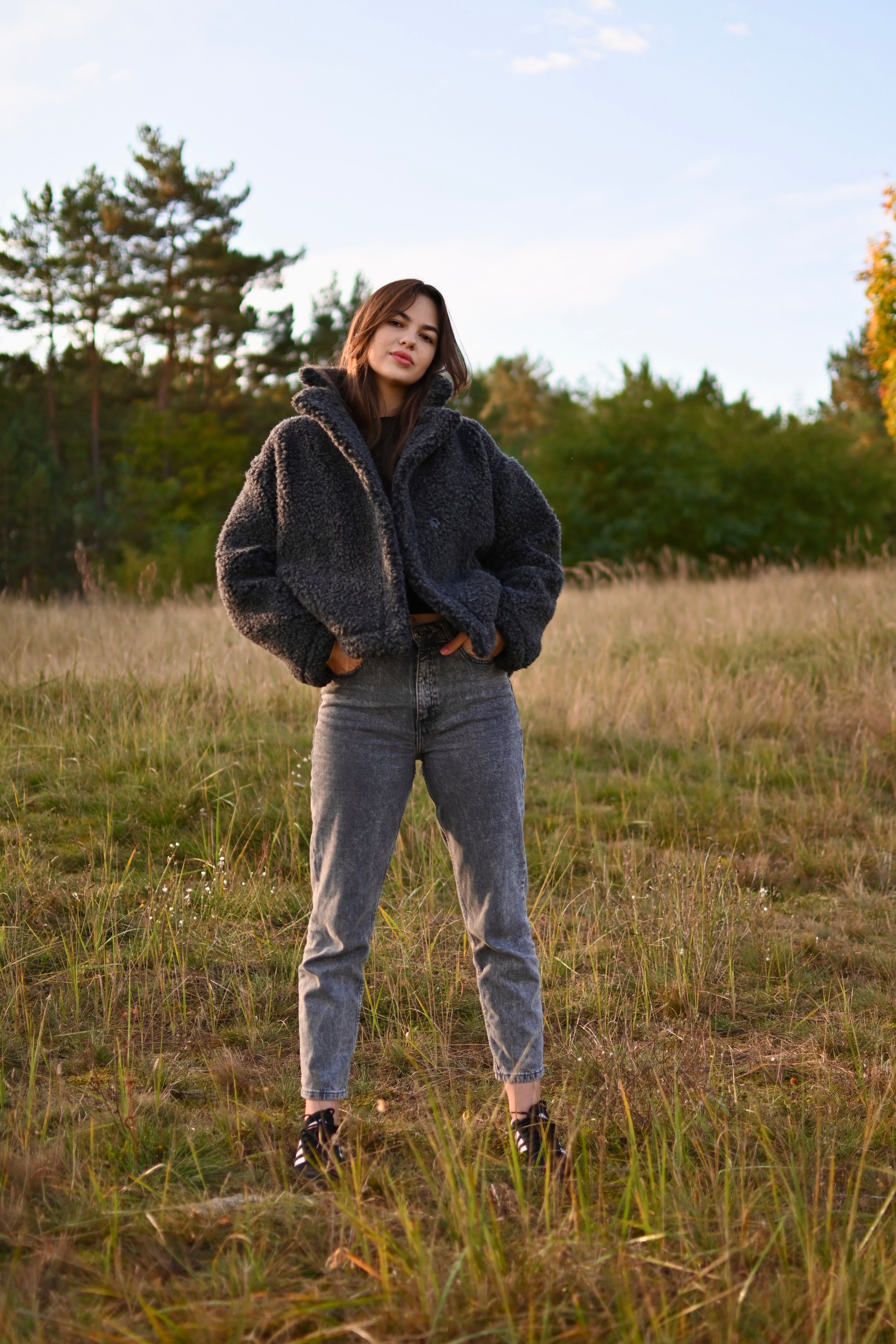 Płaszcz teddy z naturalnej wełny