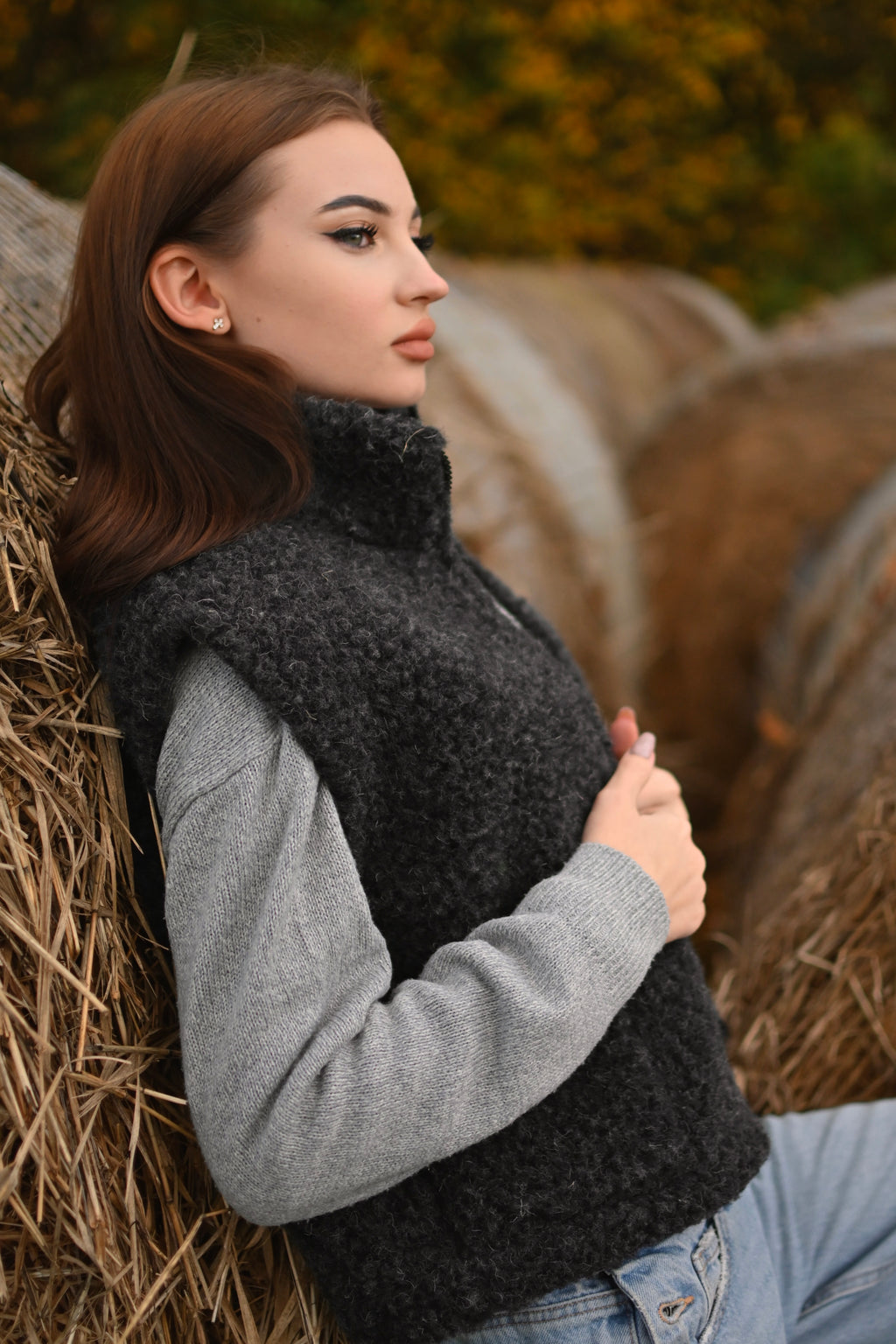 Kamizelka damska  czarna