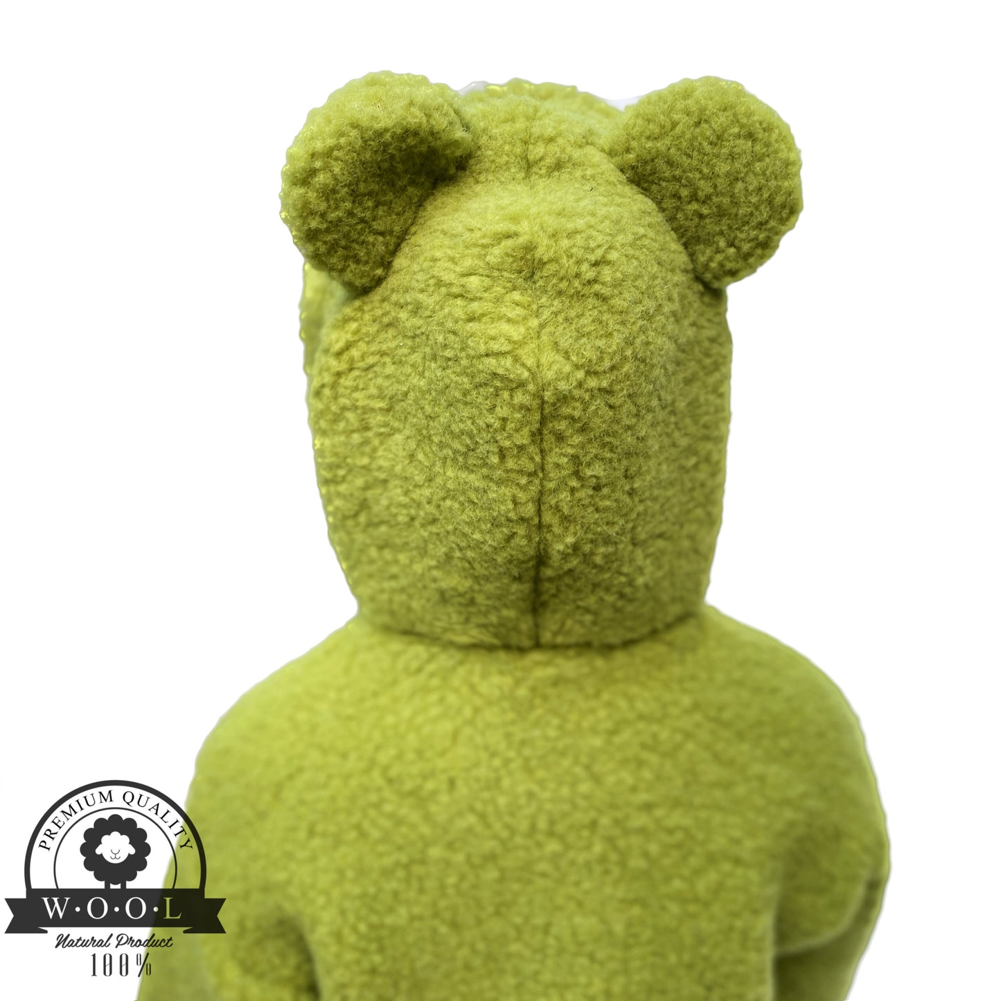Kinder Wolljacke mit Bärenohren – 100% Wolle – Größe ca. 104/110 – Maybell's Outlet