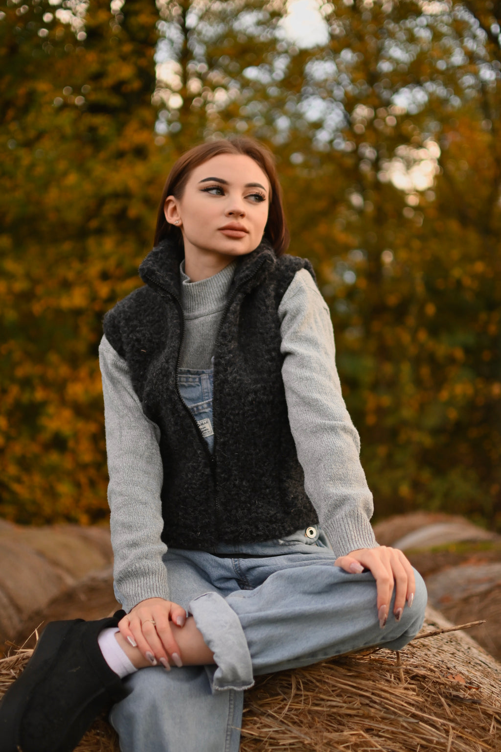 Kamizelka damska  czarna