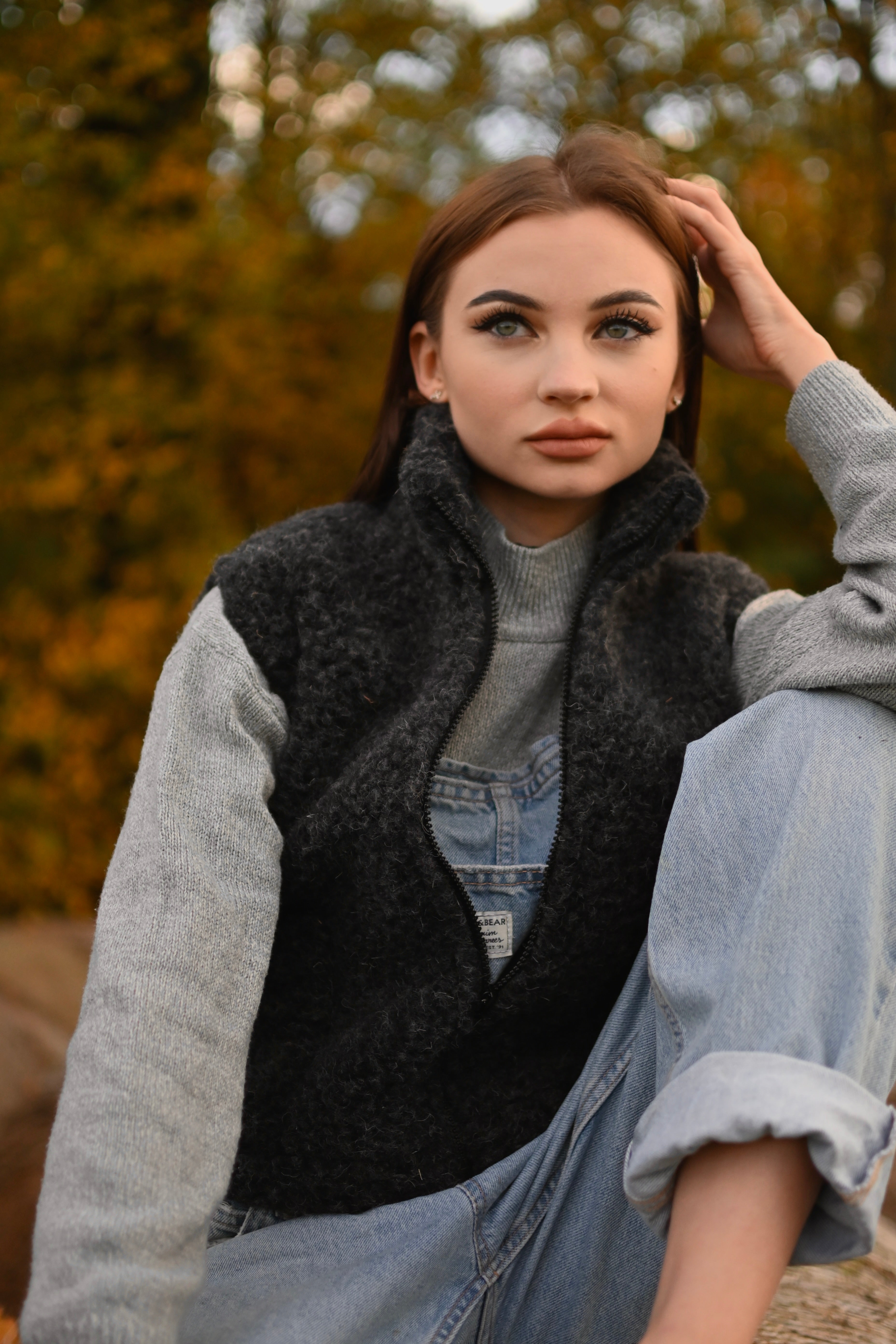 Kamizelka damska  czarna