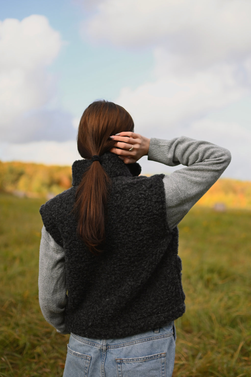 Kamizelka damska  czarna